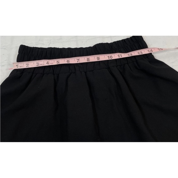 Converse One Star Black Mini Skirt Woman’s Size XS Elastic Waist ,lined Pleated - Picture 7 of 10